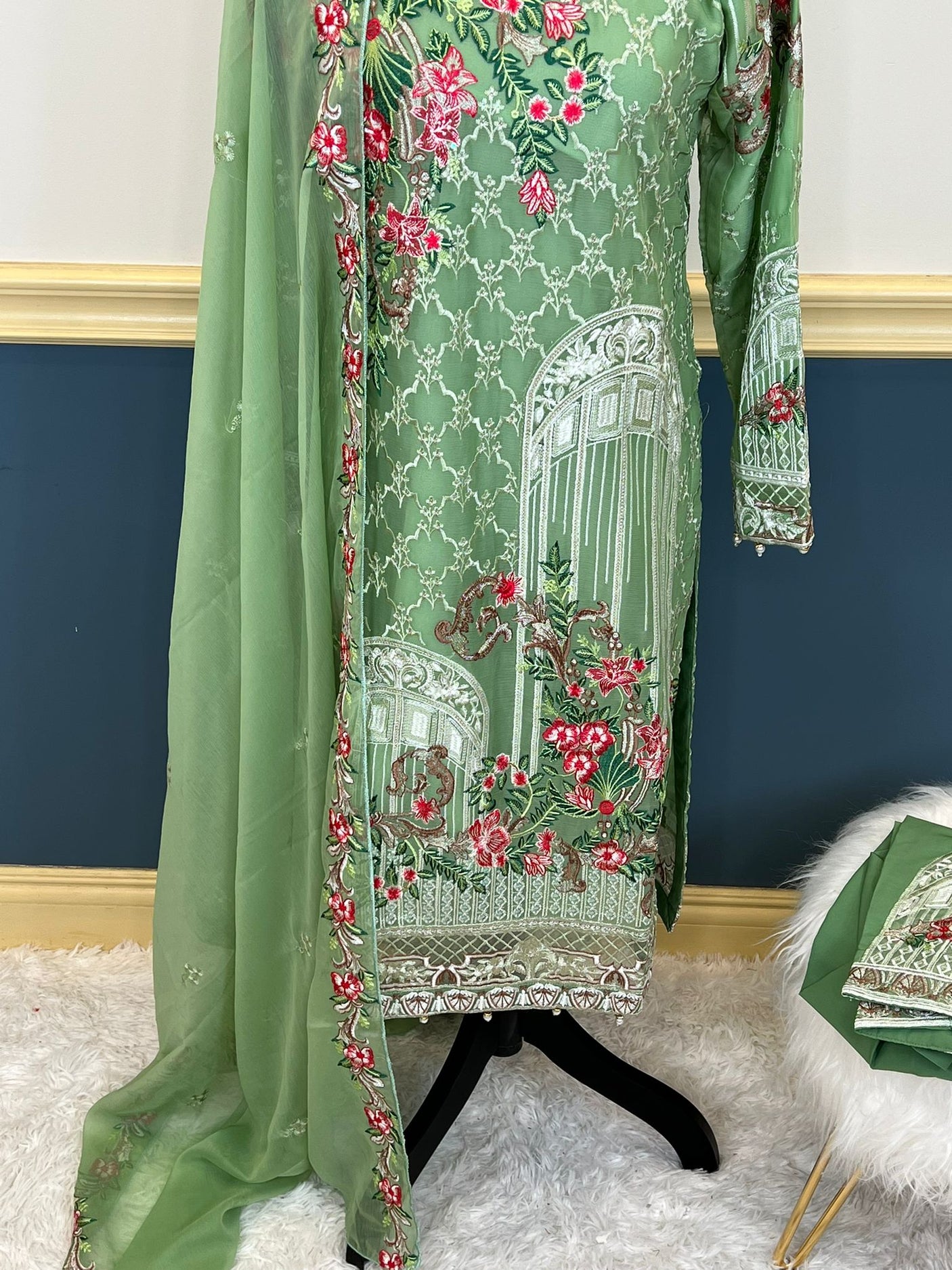 Pakistani Embroidered Party wear  Ready To Ship