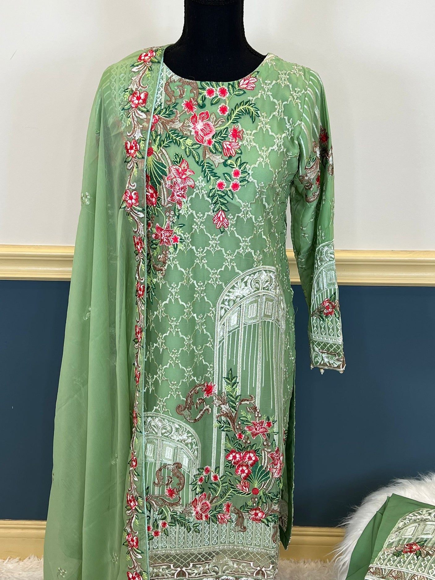 Pakistani Embroidered Party wear  Ready To Ship