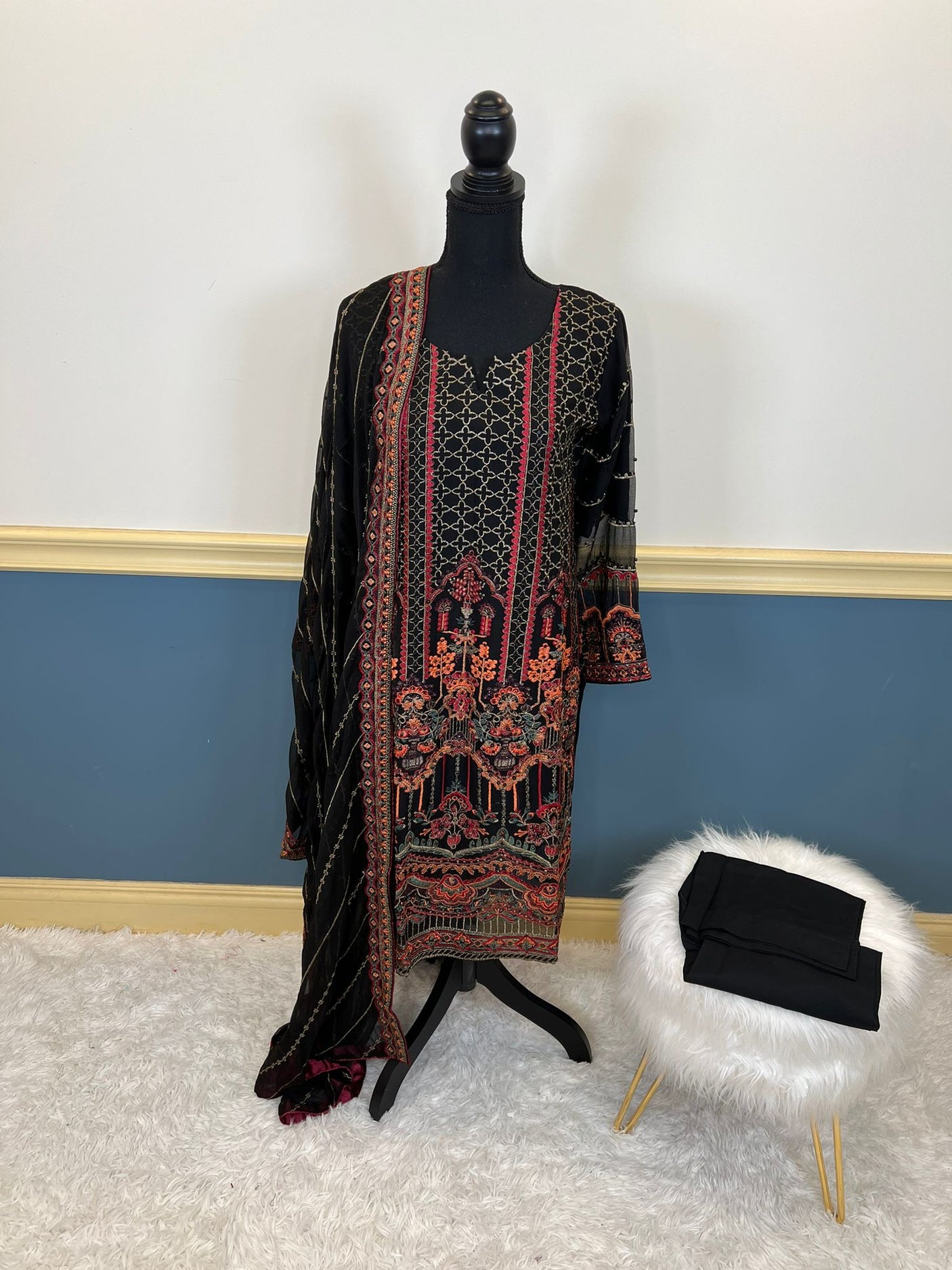Pakistani Embroidered Party wear  Ready To Ship