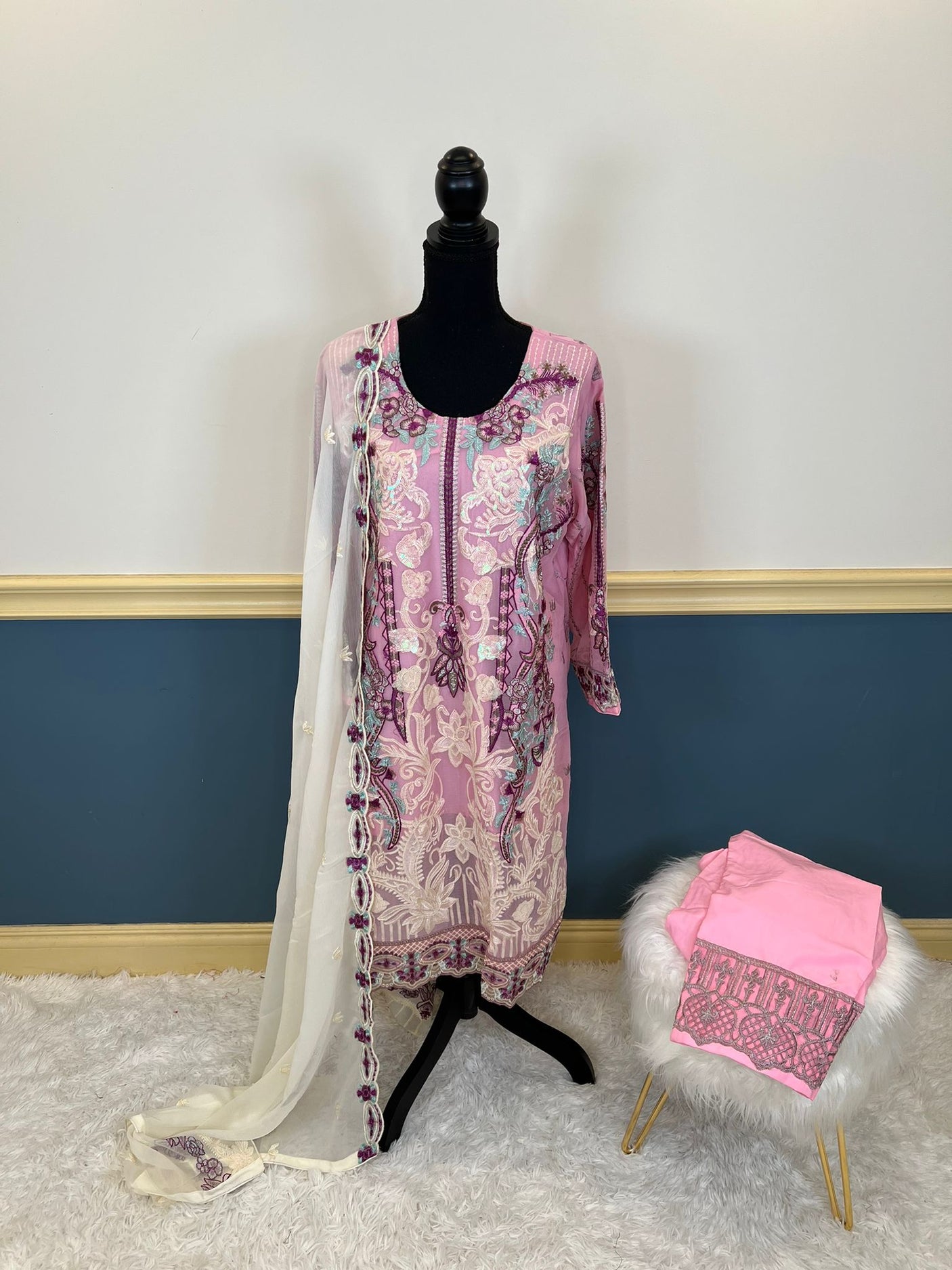 Pakistani Embroidered Party wear  Ready To Ship