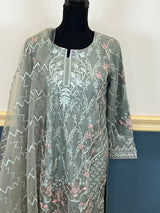 Pakistani Stitched Embroidery Party Wear Dresses Ready To Ship