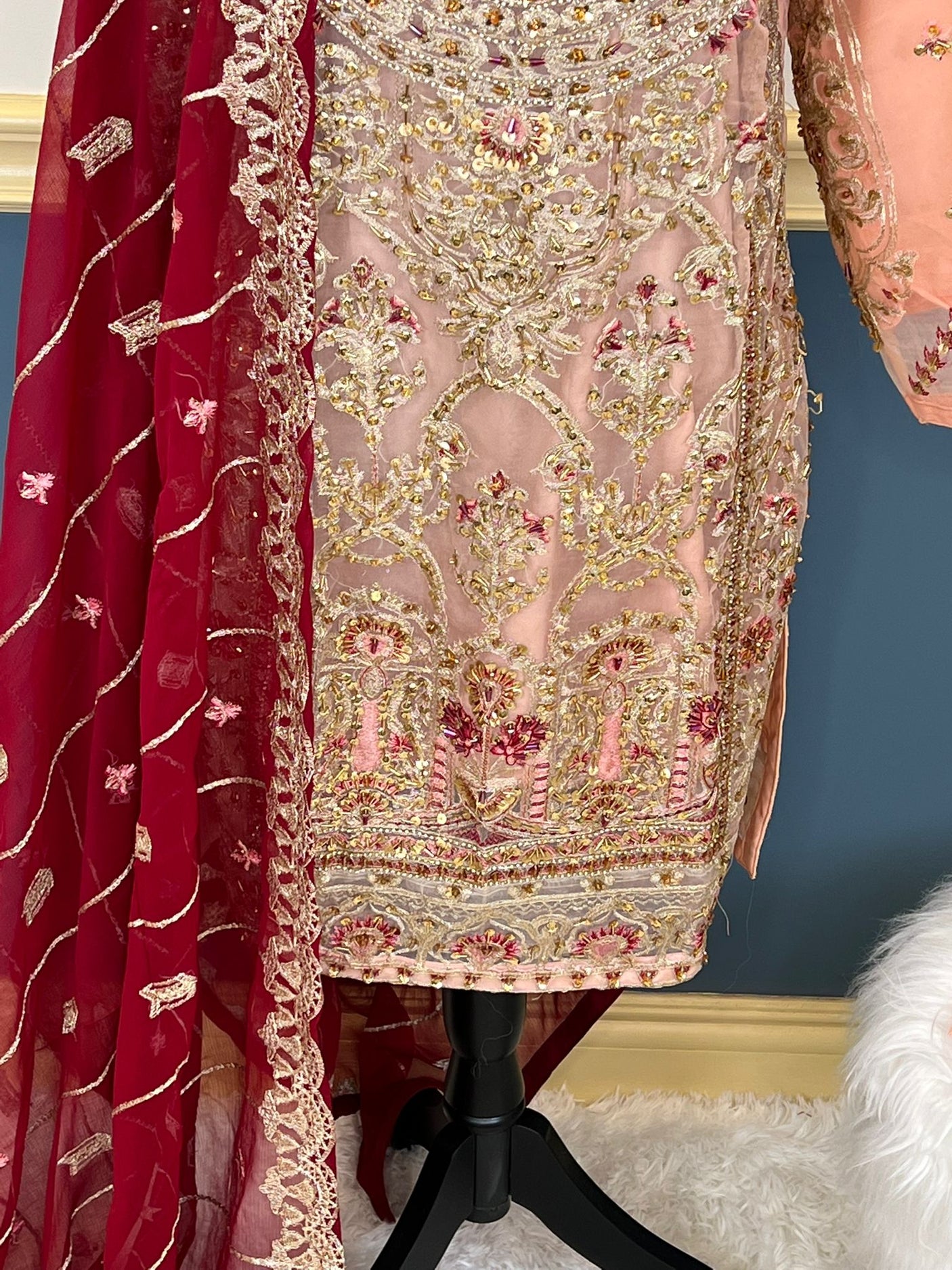 Pakistani Embroidered Party wear  Ready To Ship