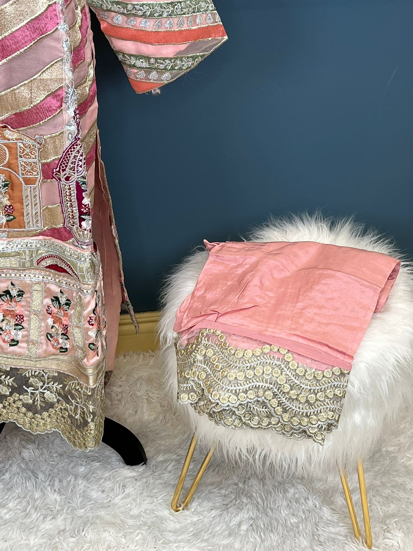 Pakistani Stitched Embroidery Party Wear Dresses Ready To Ship