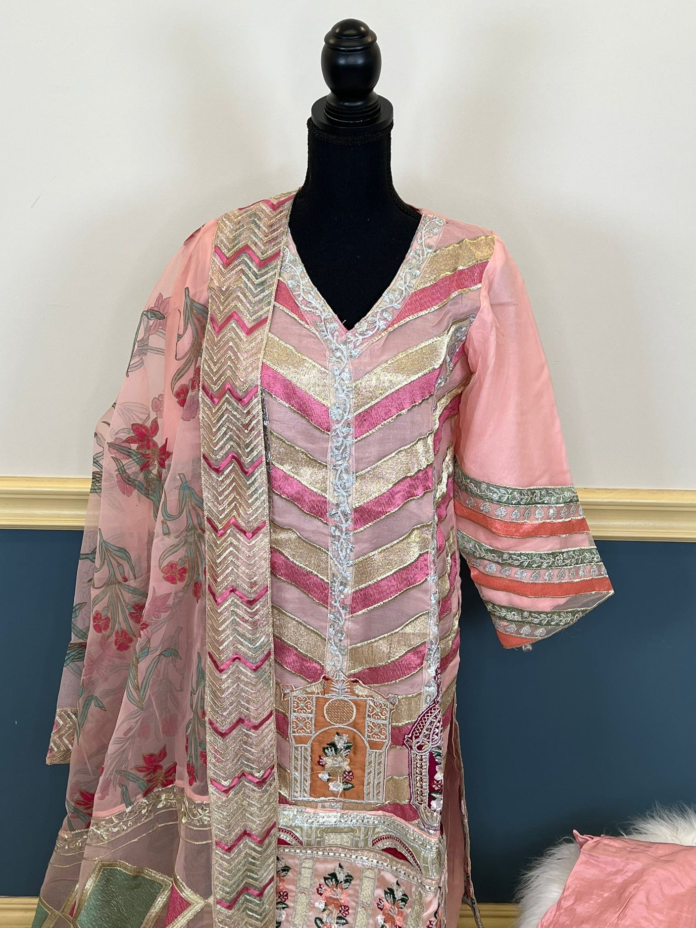 Pakistani Stitched Embroidery Party Wear Dresses Ready To Ship