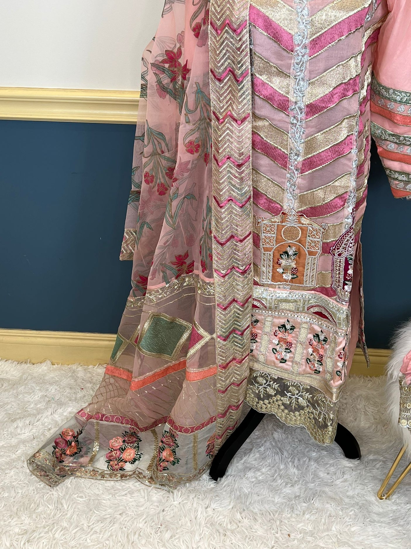 Pakistani Stitched Embroidery Party Wear Dresses Ready To Ship