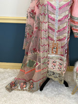 Pakistani Stitched Embroidery Party Wear Dresses Ready To Ship