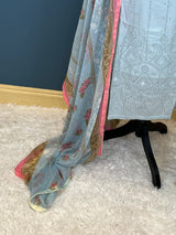 Pakistani Stitched Embroidered lawn Salwar kameez ready to ship