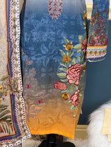 Pakistani Stitched Embroidered lawn Salwar kameez ready to ship