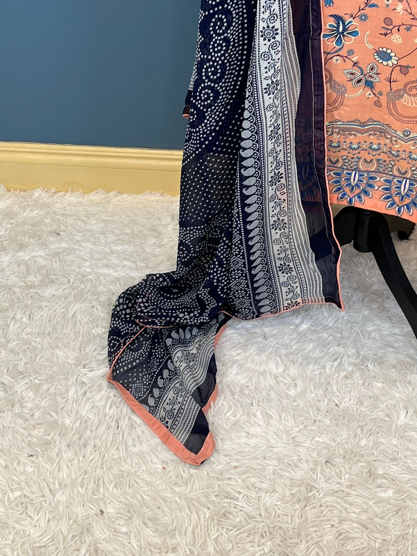 Pakistani Stitched Embroidered lawn Salwar kameez ready to ship