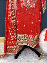 Pakistani Stitched Embroidered lawn Salwar kameez ready to ship