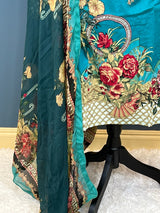 Pakistani Stitched Embroidered lawn Salwar kameez ready to ship