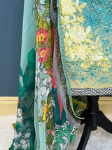 Pakistani Stitched Embroidered lawn Salwar kameez ready to ship