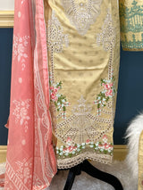 Pakistani Stitched Embroidered lawn Salwar kameez ready to ship