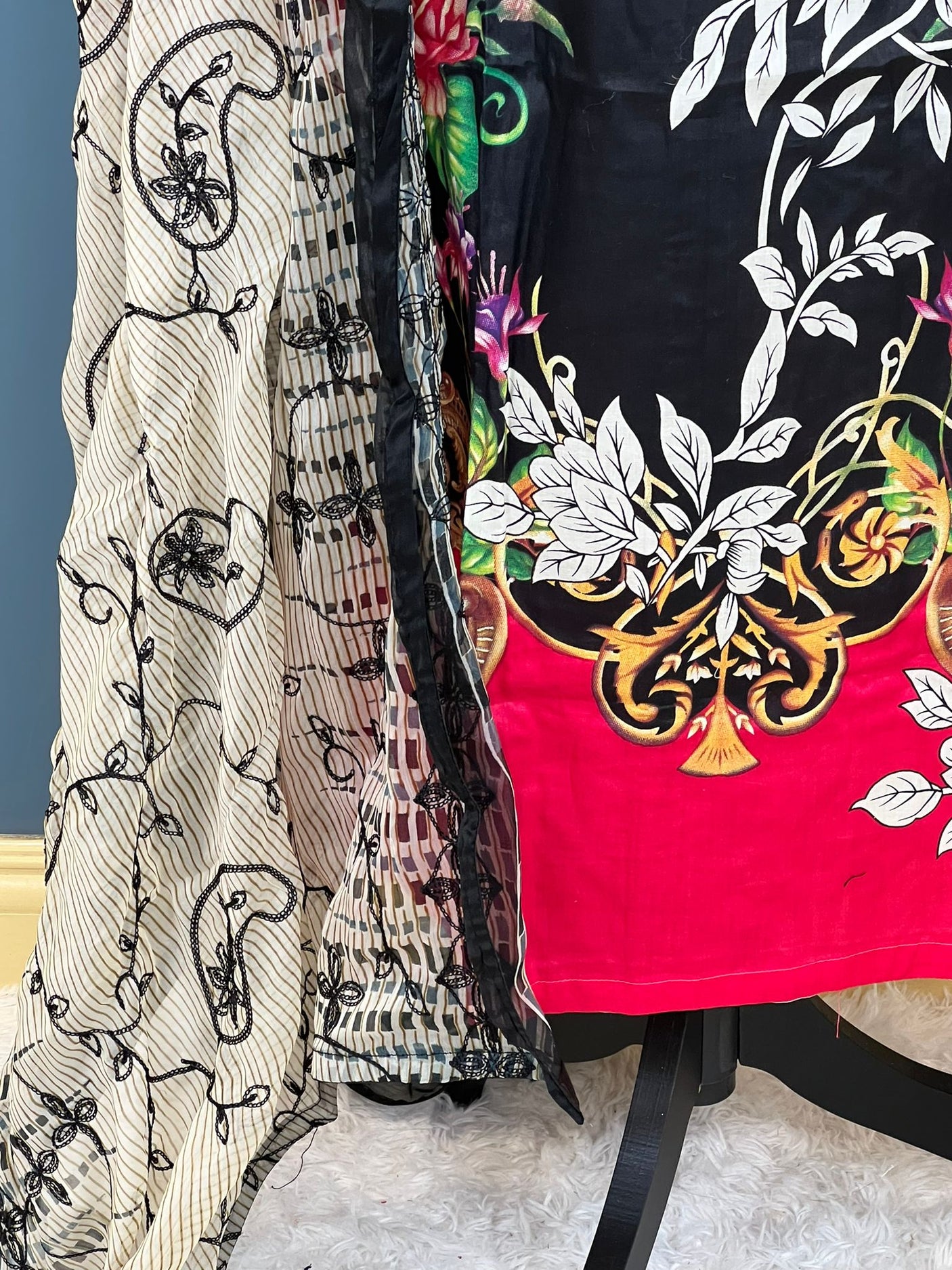 Pakistani Stitched Embroidered lawn Salwar kameez ready to ship