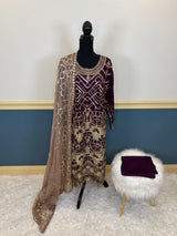 Pakistani Embroidered Party wear  Ready To Ship