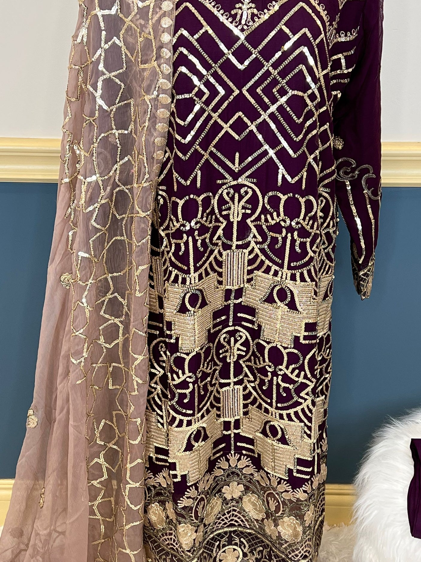 Pakistani Embroidered Party wear  Ready To Ship