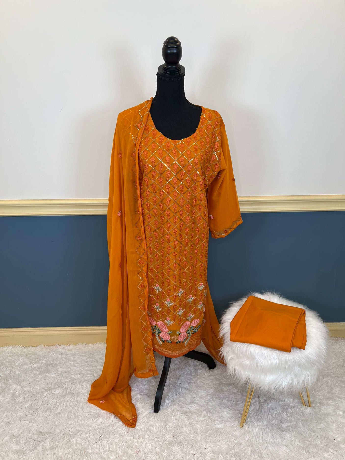 Pakistani Embroidered Party wear  Ready To Ship