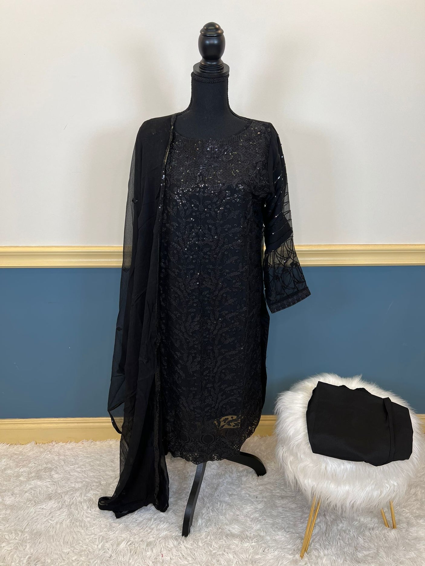Pakistani Embroidered Party wear  Ready To Ship
