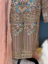 Pakistani Embroidered Party wear  Ready To Ship