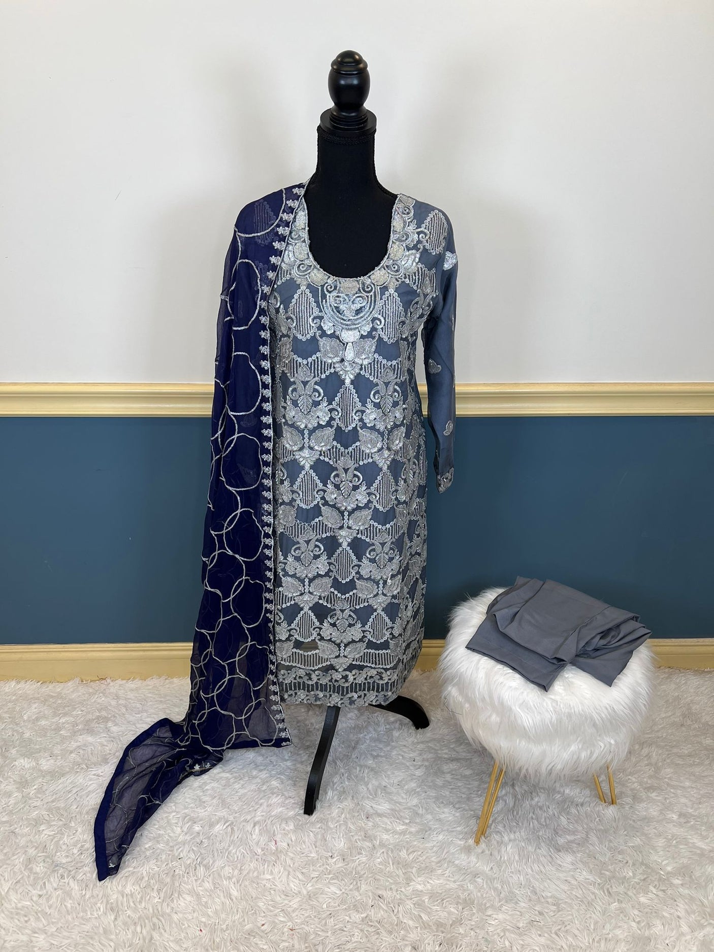 Pakistani Embroidered Party wear  Ready To Ship