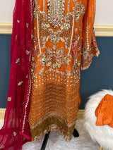 Pakistani Embroidered Party wear  Ready To Ship