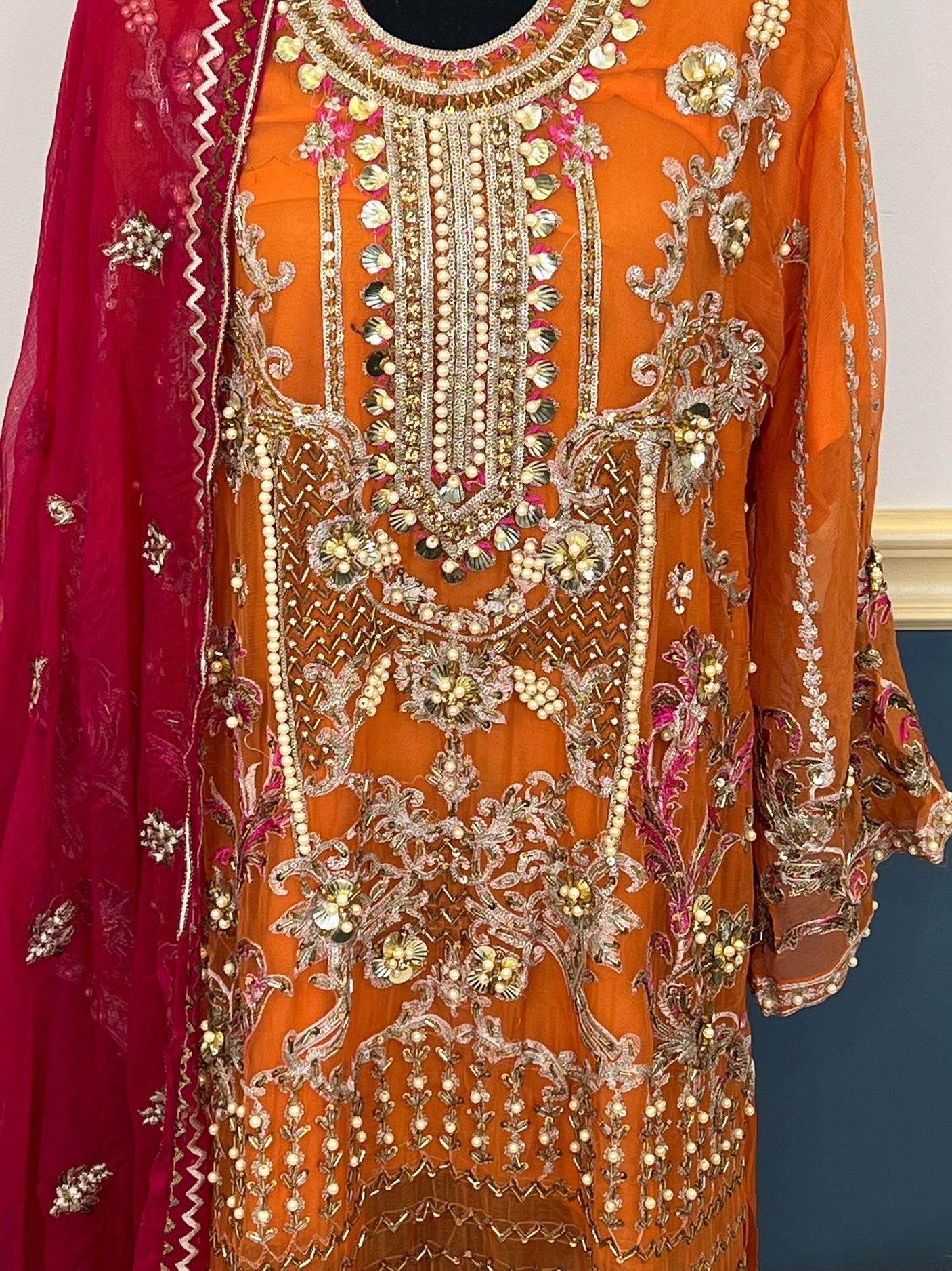 Pakistani Embroidered Party wear  Ready To Ship