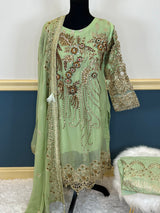 Pakistani Embroidered Party wear  Ready To Ship