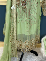 Pakistani Embroidered Party wear  Ready To Ship