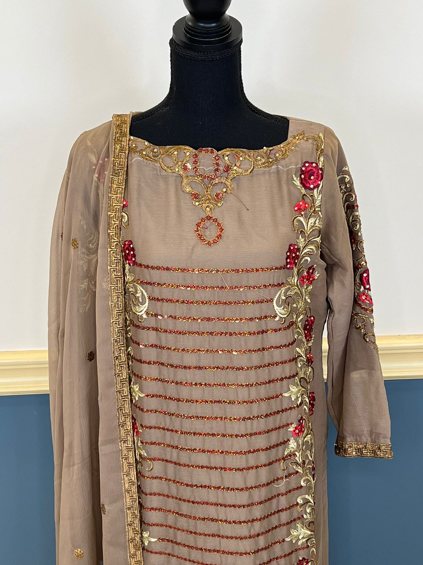 Pakistani Embroidered Party wear  Ready To Ship