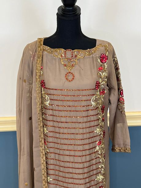 Pakistani Embroidered Party wear  Ready To Ship