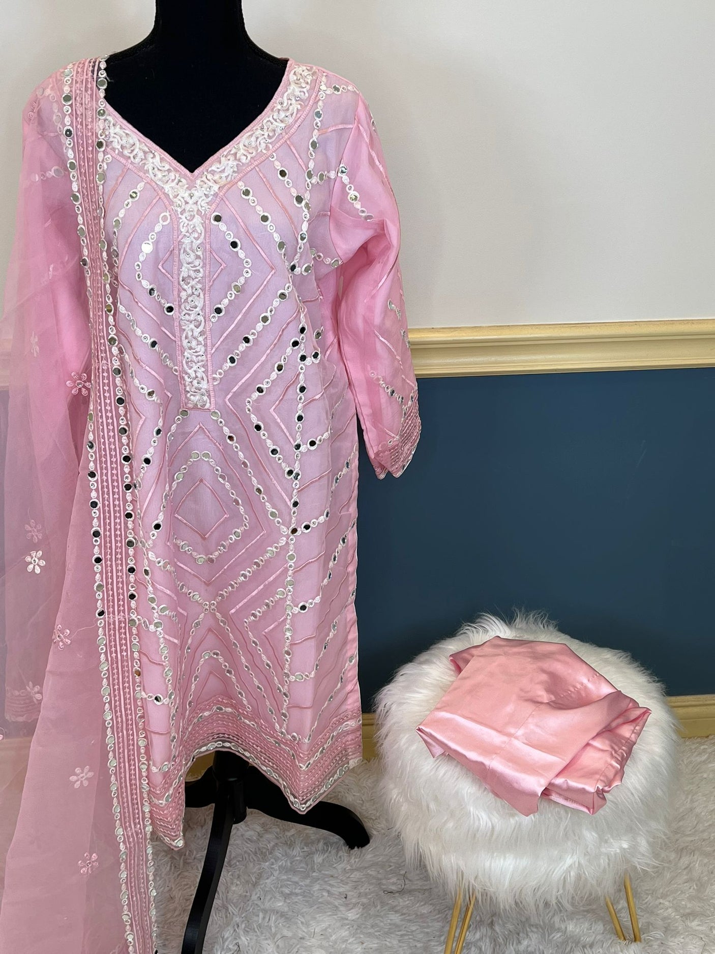 Pakistani Embroidered Party wear  Ready To Ship