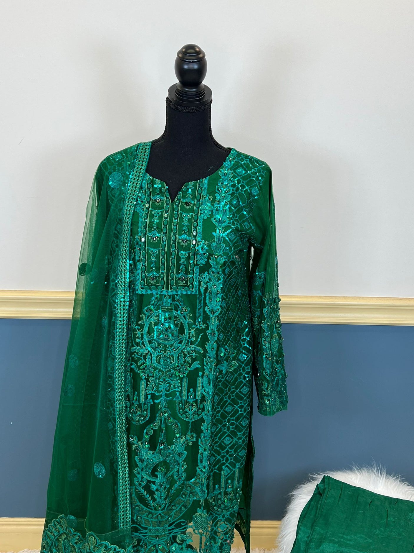 Pakistani Embroidered Party wear  Ready To Ship