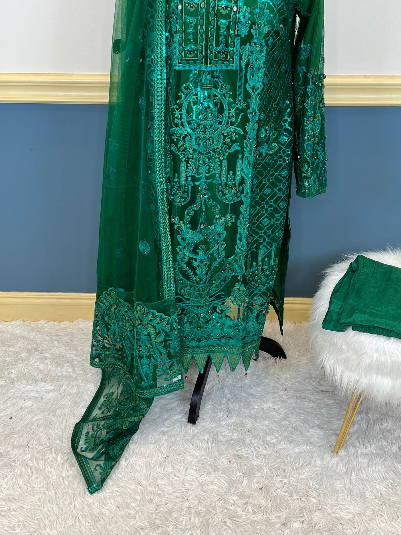Pakistani Embroidered Party wear  Ready To Ship