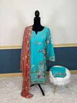 Pakistani Embroidered Party wear  Ready To Ship