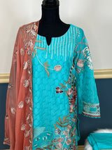 Pakistani Embroidered Party wear  Ready To Ship