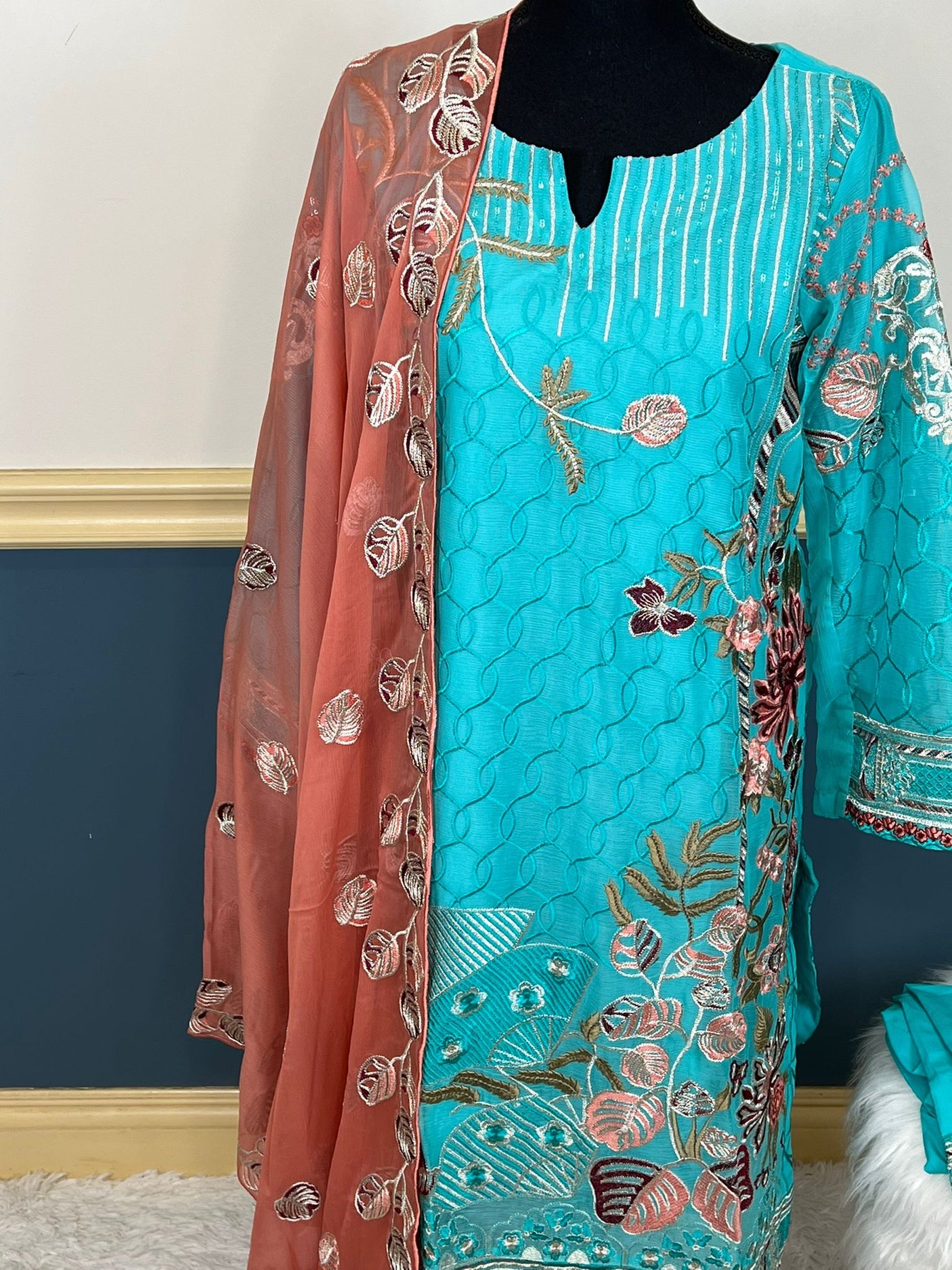 Pakistani Embroidered Party wear  Ready To Ship