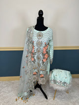 Pakistani Stitched Embroidery Party Wear Dresses Ready To Ship