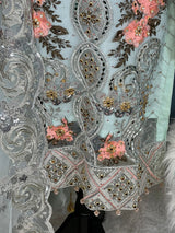 Pakistani Stitched Embroidery Party Wear Dresses Ready To Ship