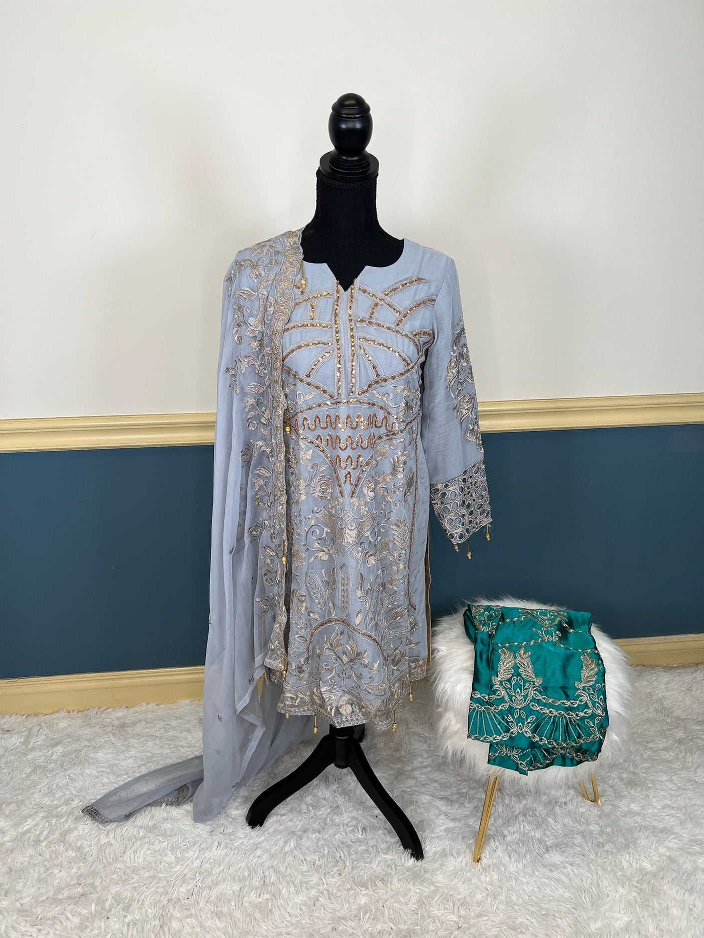 Pakistani Embroidered Party wear  Ready To Ship