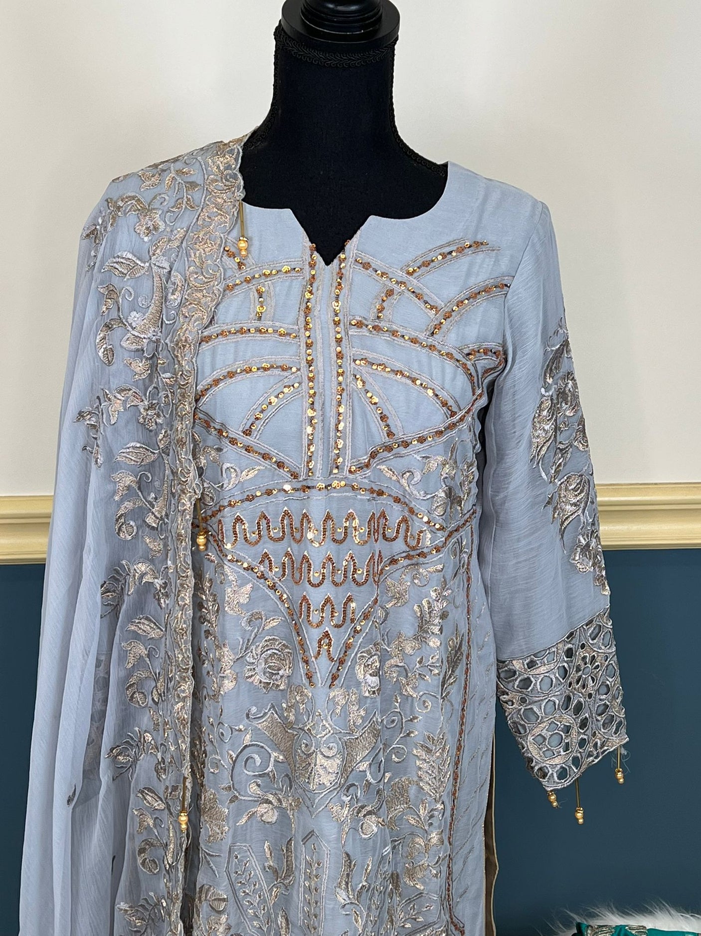 Pakistani Embroidered Party wear  Ready To Ship