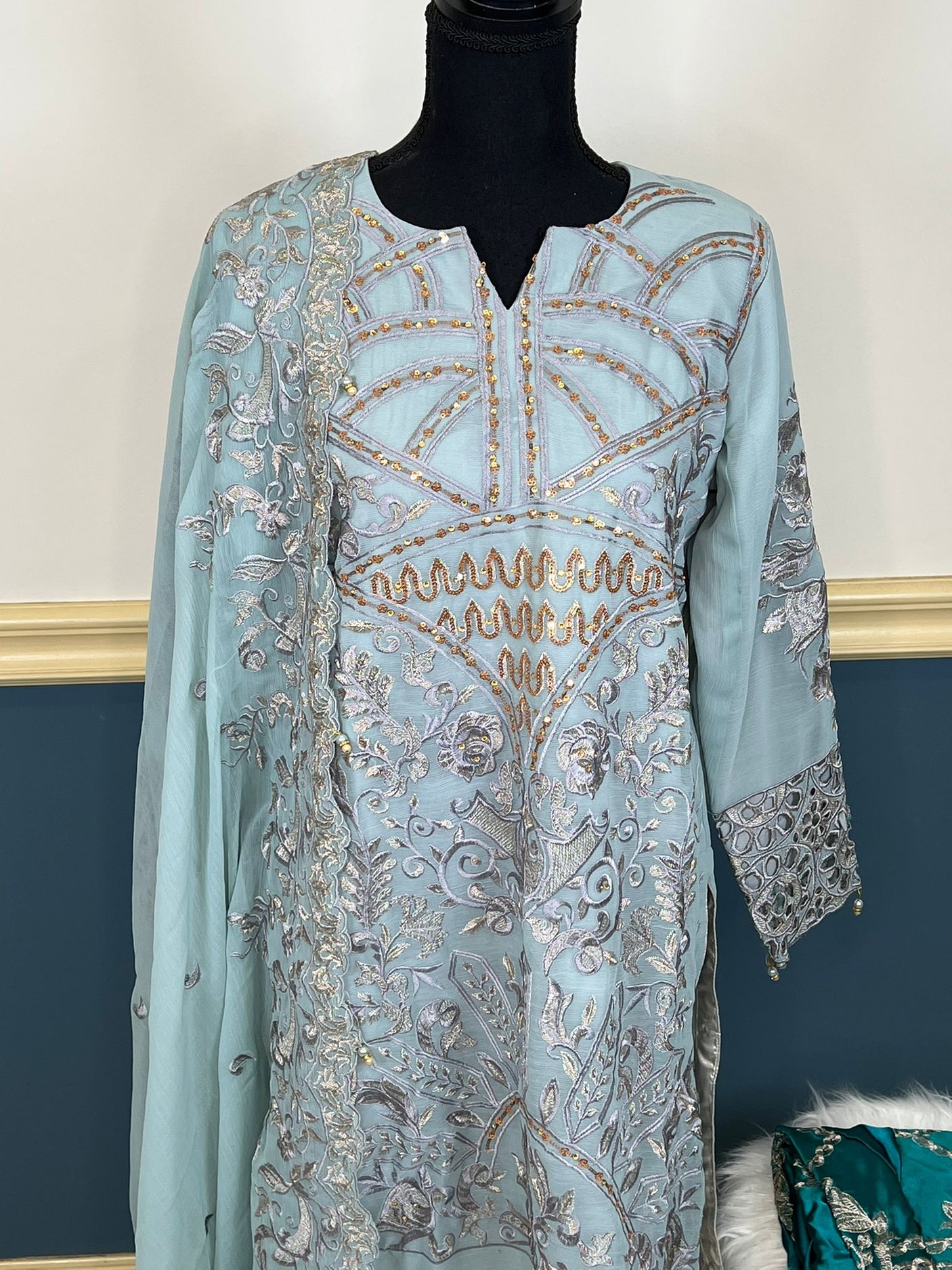 Pakistani Embroidered Party wear  Ready To Ship