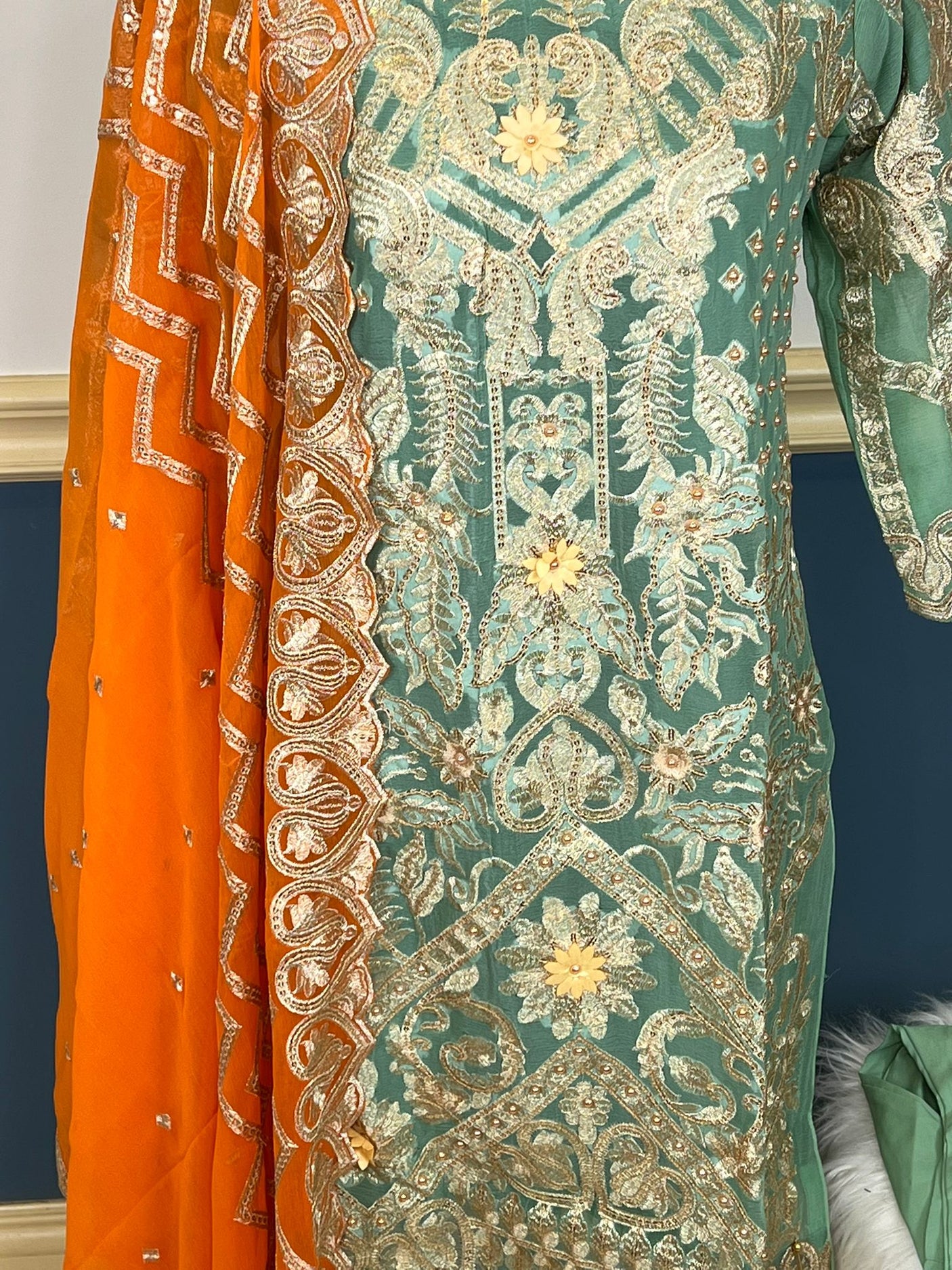Pakistani Embroidered Party wear  Ready To Ship