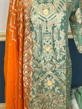 Pakistani Embroidered Party wear  Ready To Ship