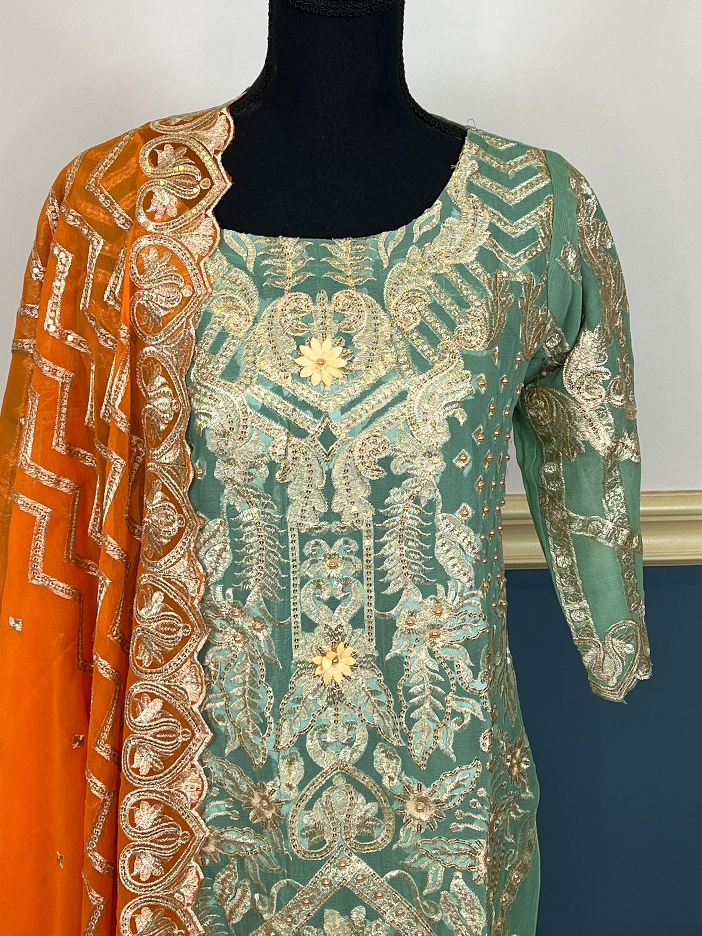 Pakistani Embroidered Party wear  Ready To Ship