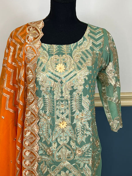 Pakistani Embroidered Party wear  Ready To Ship