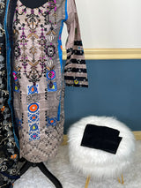 Pakistani Stitched Embroidered lawn Salwar kameez ready to ship