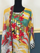 Pakistani Stitched Embroidered lawn Salwar kameez ready to ship