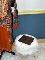 Pakistani Stitched Embroidered lawn Salwar kameez ready to ship