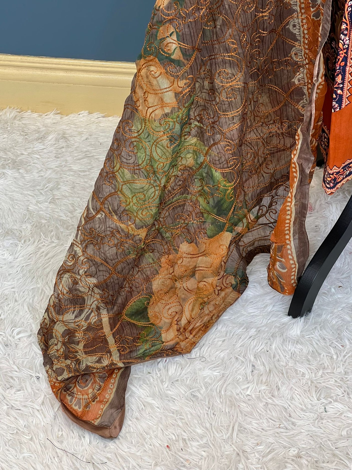 Pakistani Stitched Embroidered lawn Salwar kameez ready to ship