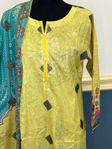 Pakistani Stitched Embroidered lawn Salwar kameez ready to ship